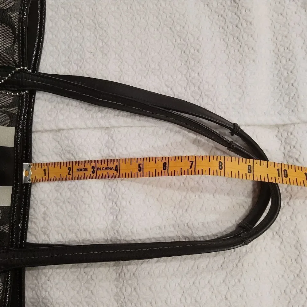 Coach Signature Stripe Carryall Tote